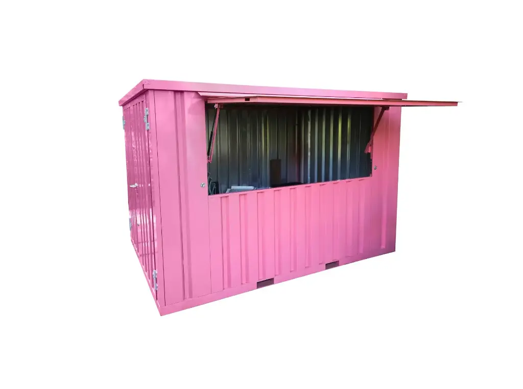 Barra plegable XL, 3x2 m, rosa RAL 3015